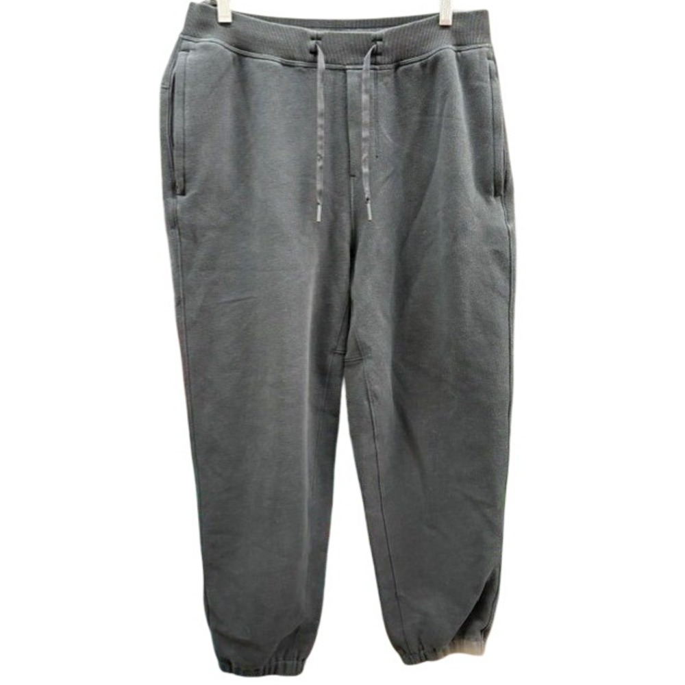 Lululemon Mens City Sweat Jogger Charcoal Grey French Terry Pants Size M LM5AV5S